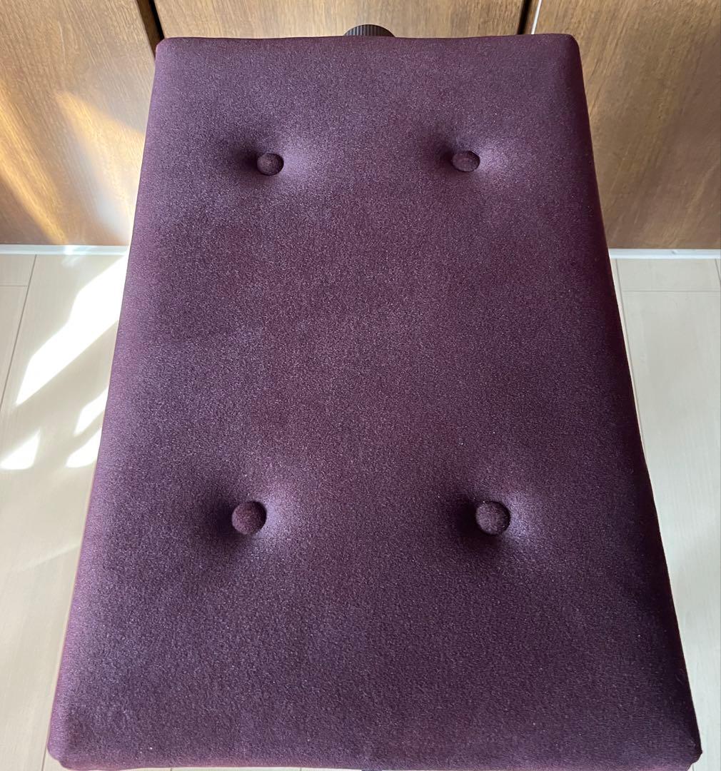 ピアノ椅子 猫脚 高低自在 調整 ブラウン 木目 ピアノ　良品　比較的美品