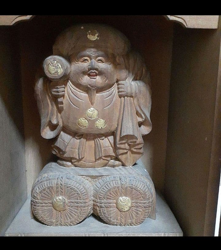 福神　厨子入　大黒天尊像　仏像
