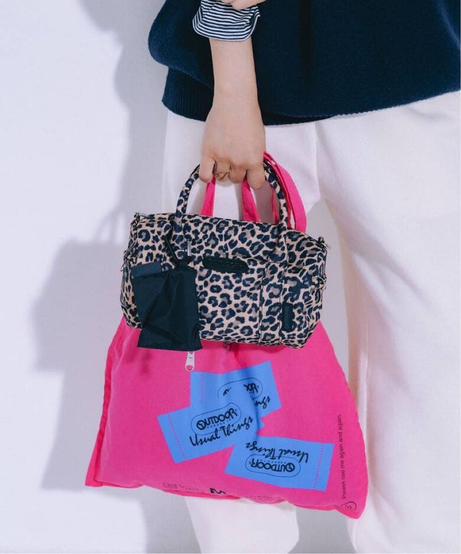 二宮こずえ　outdoor products コラボ　バッグ　キャメル　未使用