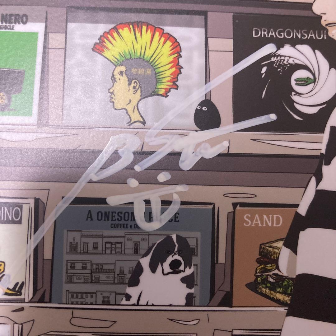 サイン入り【匿名配送】backsideworksレコードショップ ステッカー