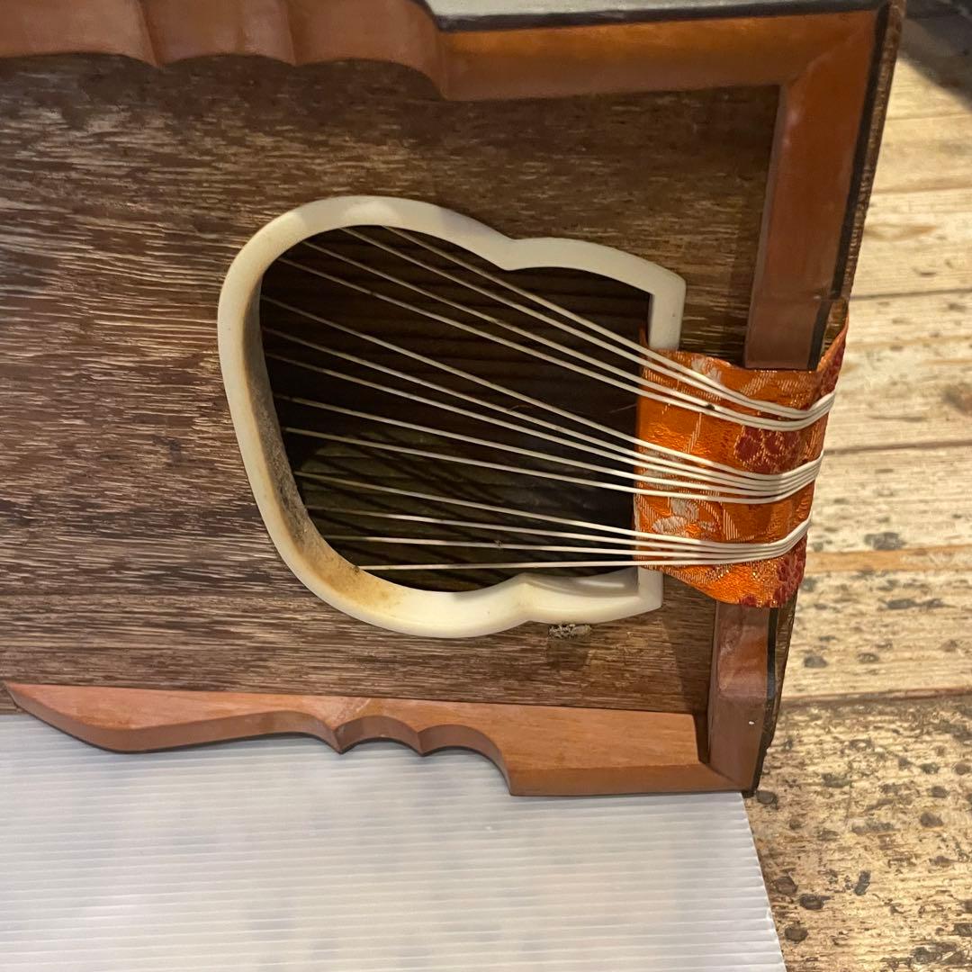 お琴 琴 和楽器 弦楽器 民族楽器 13弦 全長約192cm 中古 現状品