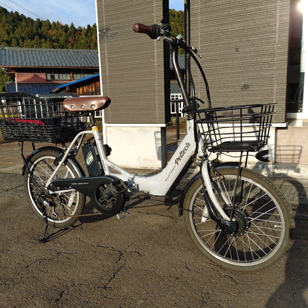 電動アシスト自転車 シティタイプ グレー