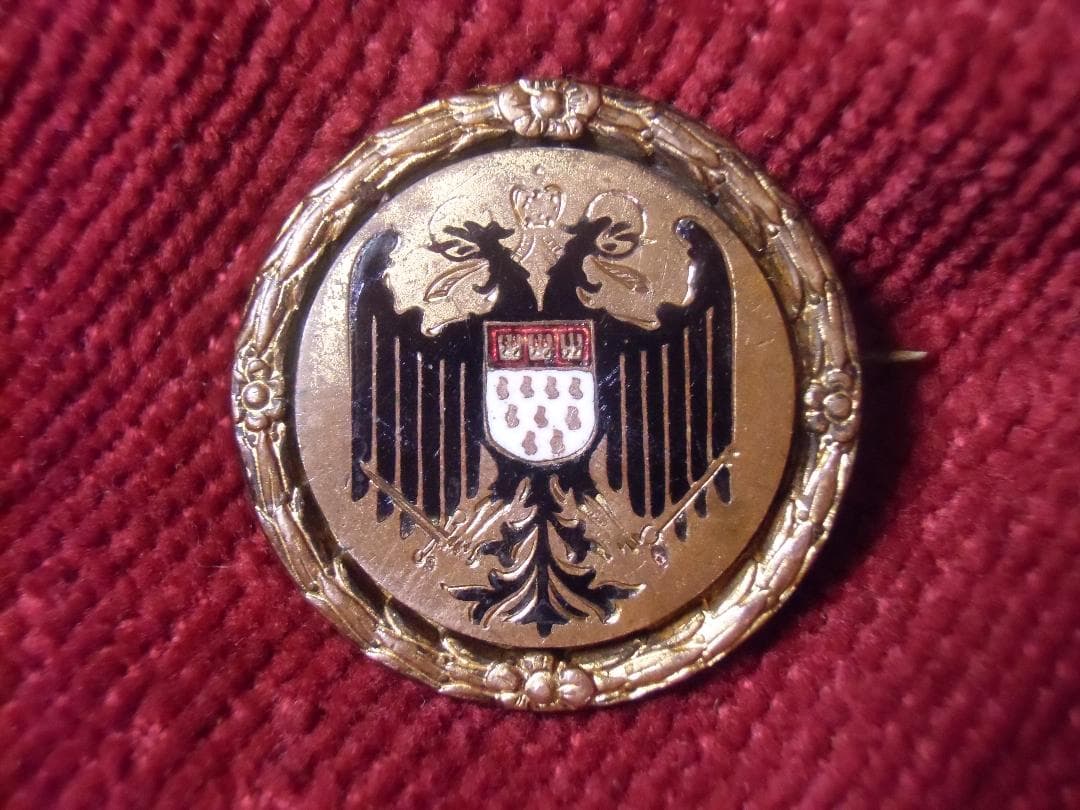 W帝政ドイツ軍＊ケルン行政管区＊ブローチ（実物）