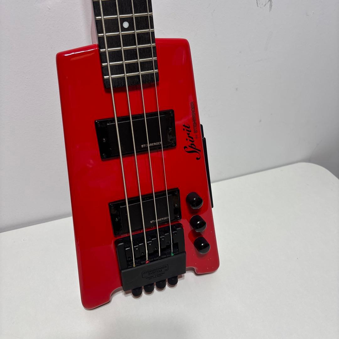 Steinberger Spirit 4弦エレキベース レッド