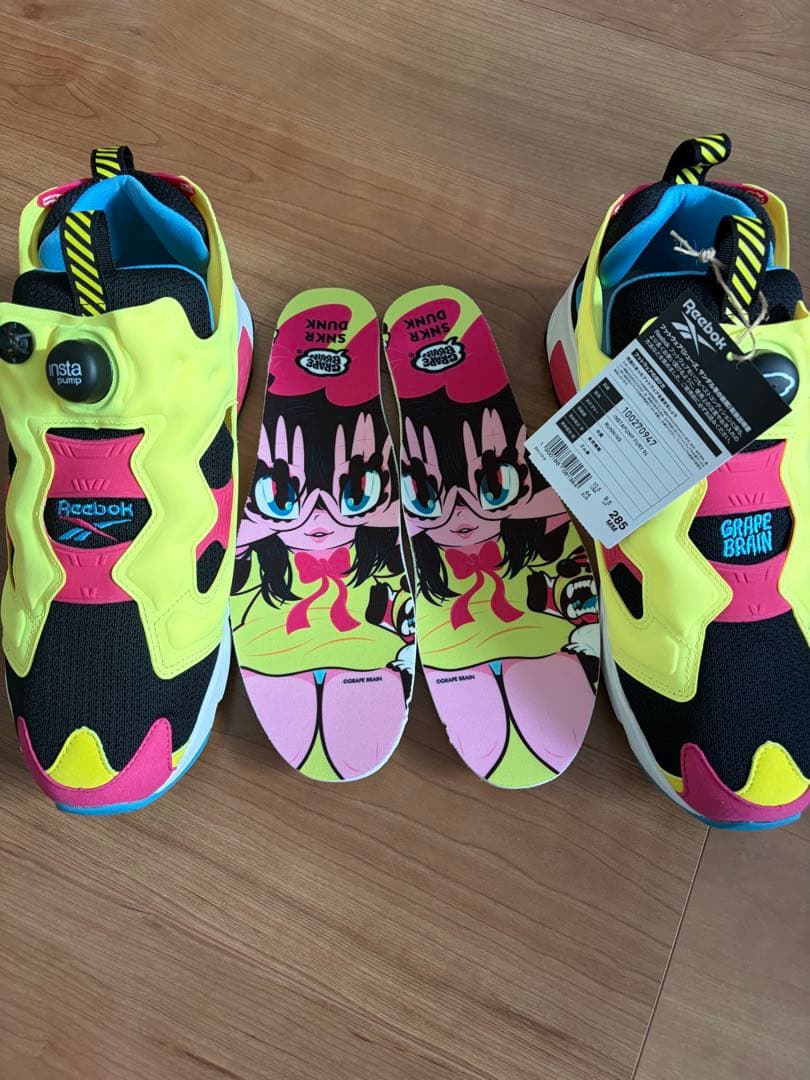 Reebok INSTAPUMP FURY GRAPE BRAIN にぎるちゃん