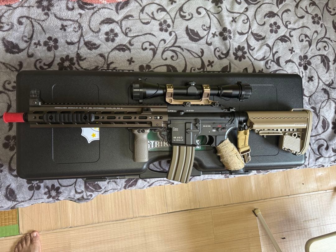 TOKYO MARUI HK416D エアガン スコープ付き