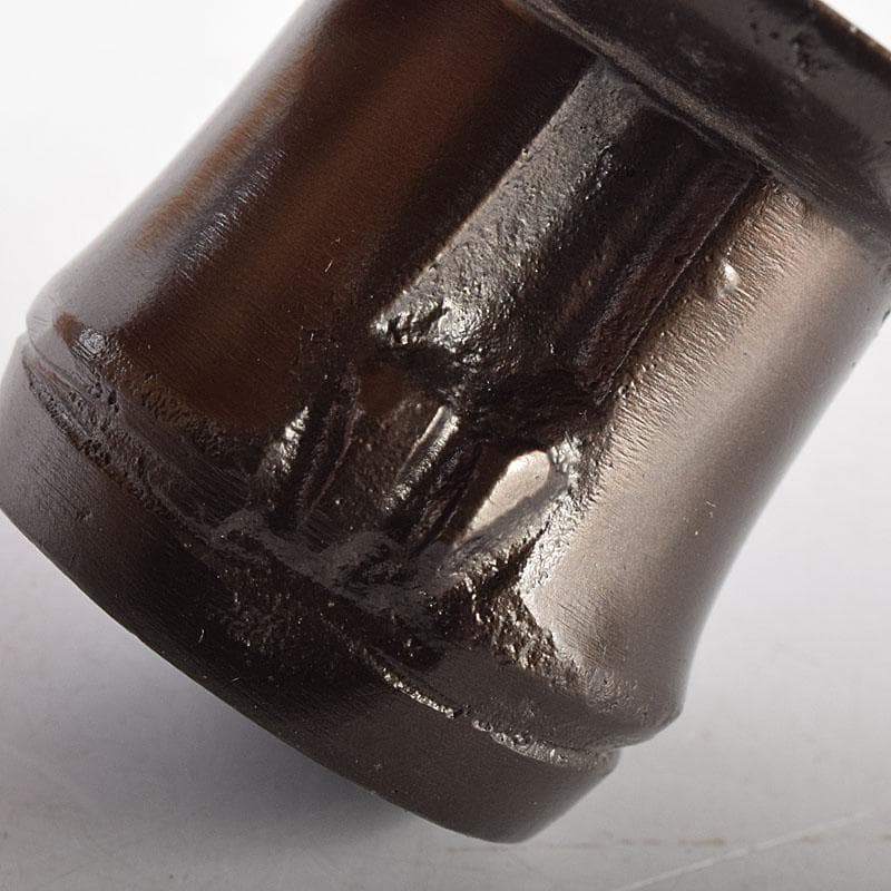 茶道具　平安金工師　山本閑浄造　銅製　松竹梅　蓋置　共箱　C　7957