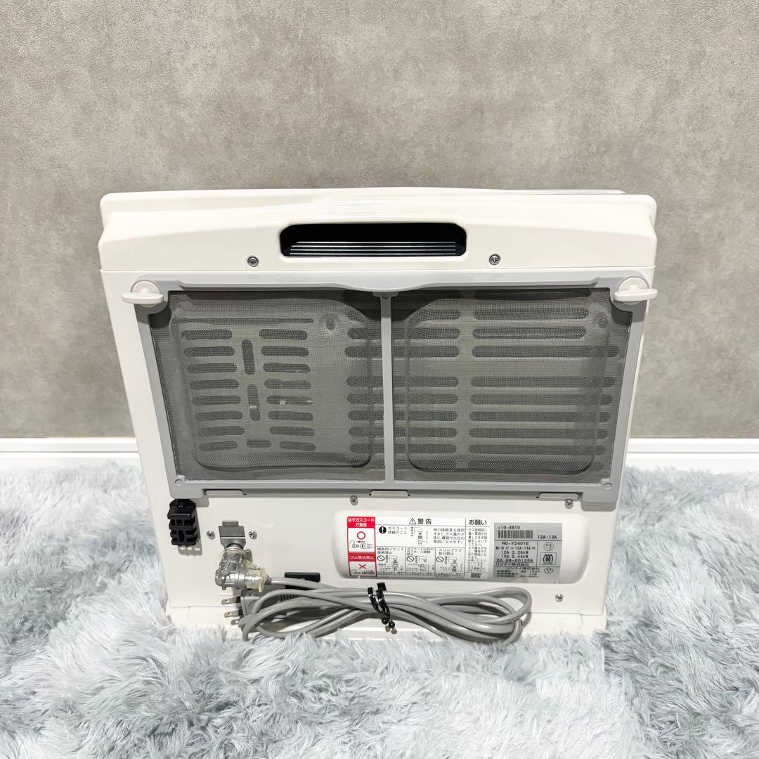 【美品/ガスコード付】リンナイ ガスファンヒーター RC-Y2401E 都市ガス