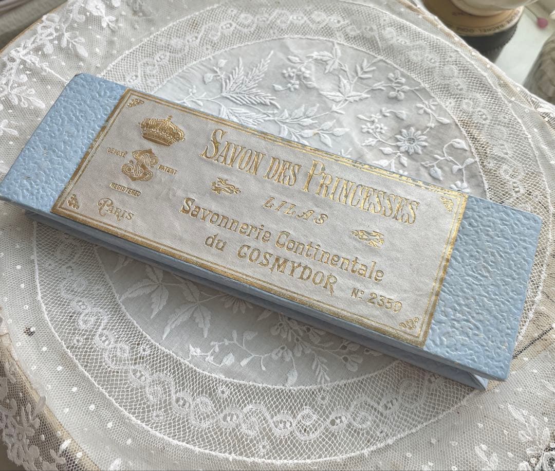 フランス　アンティーク　紙箱