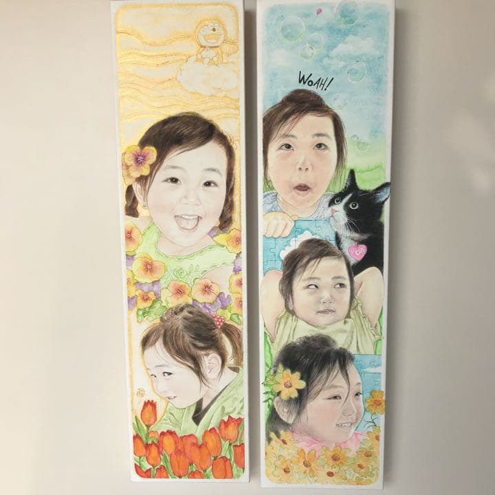 【オーダー】似顔絵 ペット リアルポートレイト