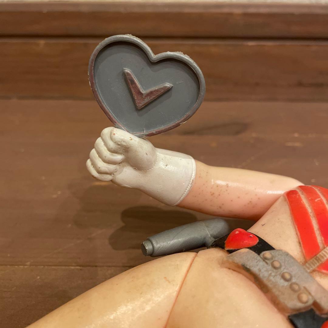 s*e様 旧バンダイ 面替えソフビ モモレンジャー　当時物