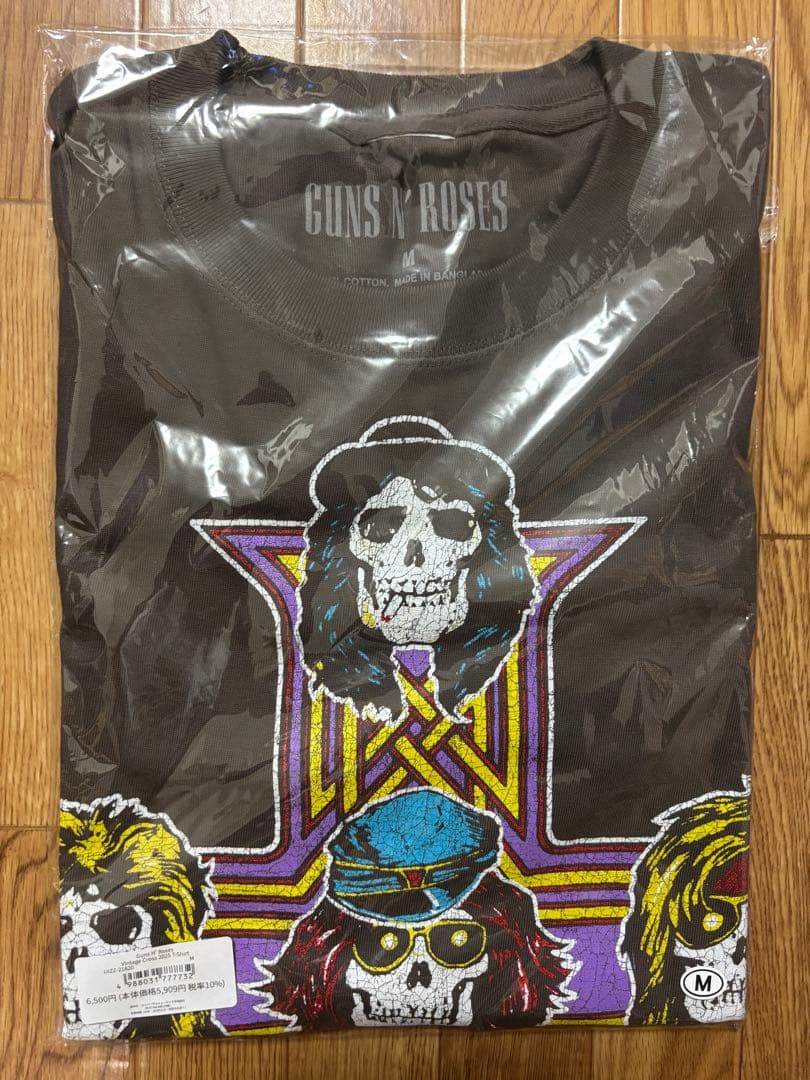 新品 GUNS (ガンズ・アンド・ローゼズ) 2025 ツアーTシャツ　Mサイズ