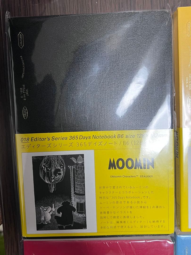 ムーミン　ニトムズ　エディターズシリーズ　365デイズノート　B6 4種セット