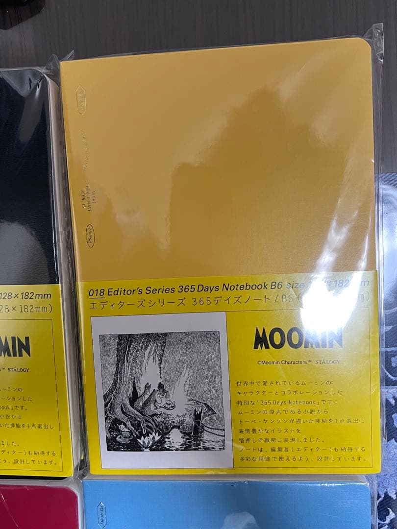 ムーミン　ニトムズ　エディターズシリーズ　365デイズノート　B6 4種セット