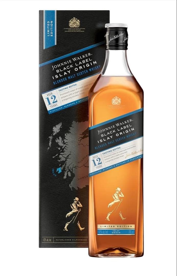 ジョニーウォーカー ブラックラベル アイラオリジン 12年 限定版