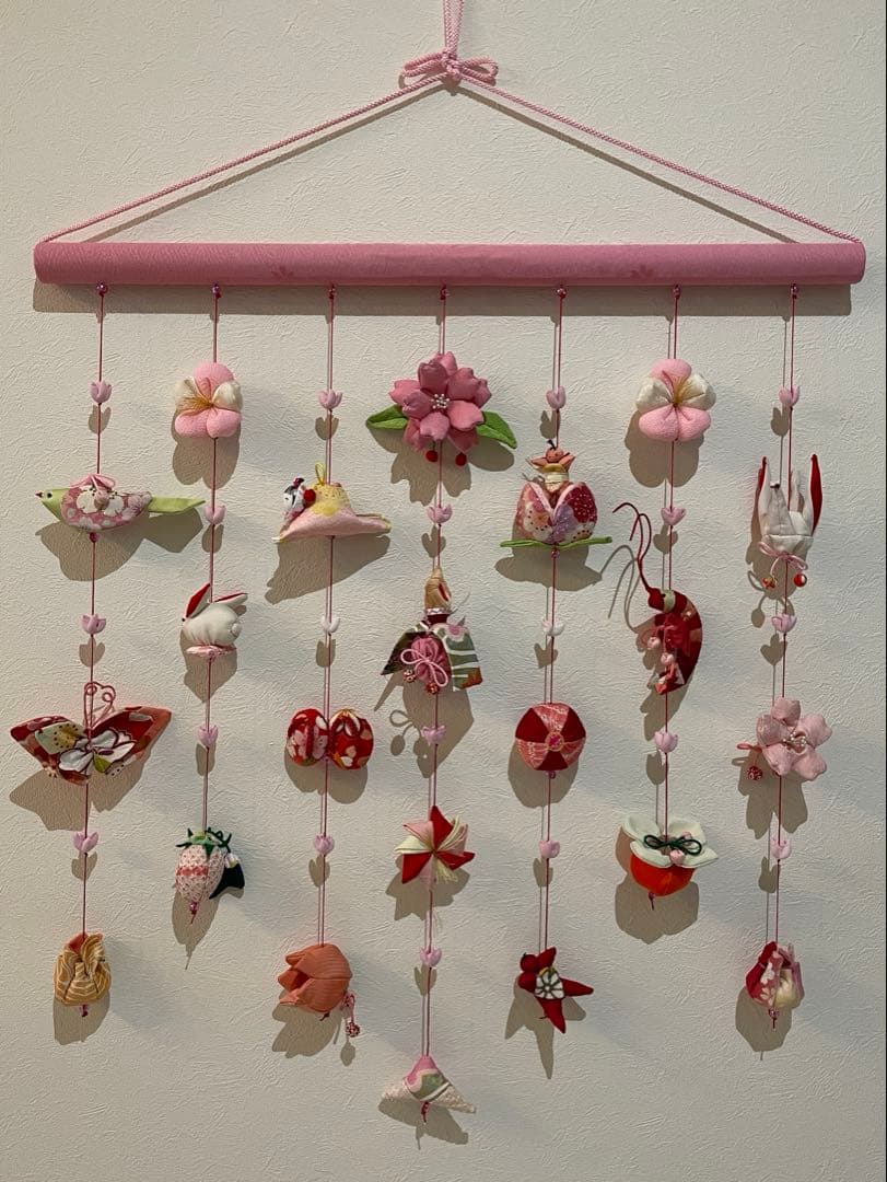 つるし雛　No.155 壁掛けタイプ・ひな祭り・桃の節句・女の子節句飾り