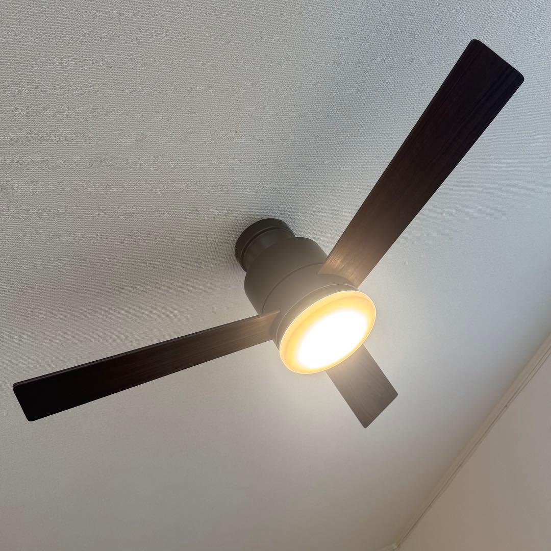 【新品未使用】LED調光シーリングファン Bazoo お値下げ中！