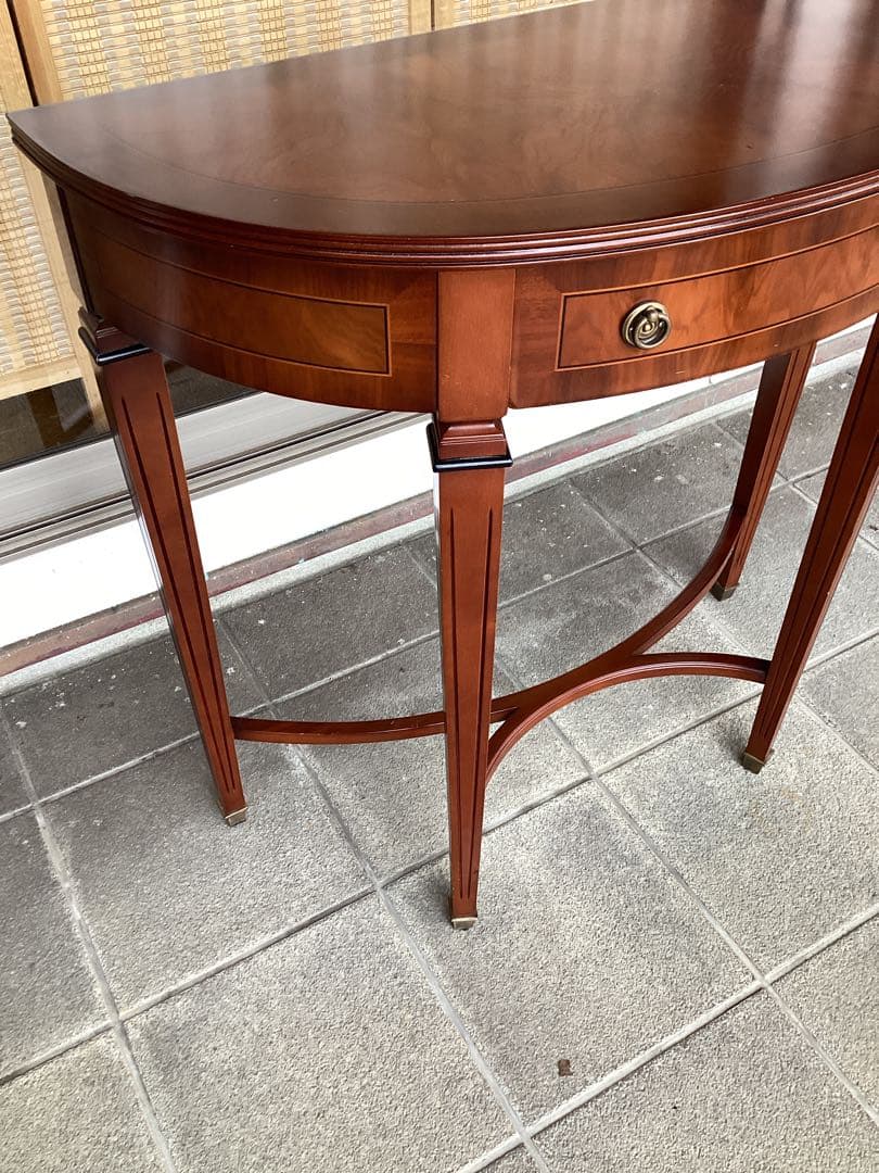 コンソール　テーブル　飾り台　木製　サイドテーブル