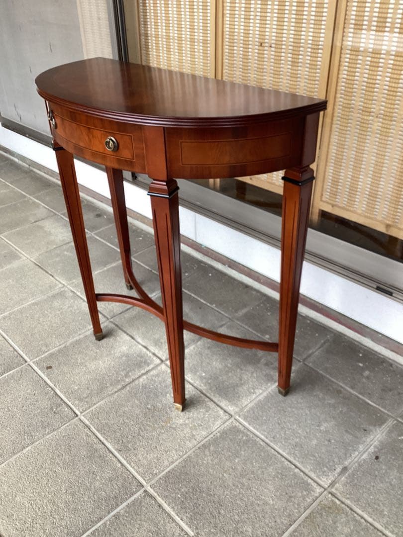 コンソール　テーブル　飾り台　木製　サイドテーブル