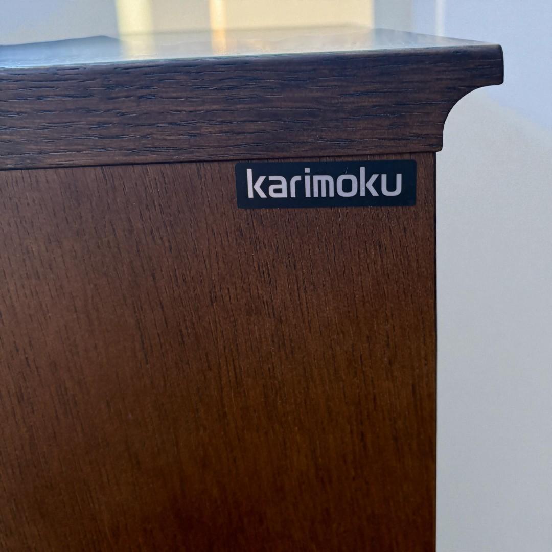 カリモク テレビボード 幅177cm QU6067 モカブラウン オーク