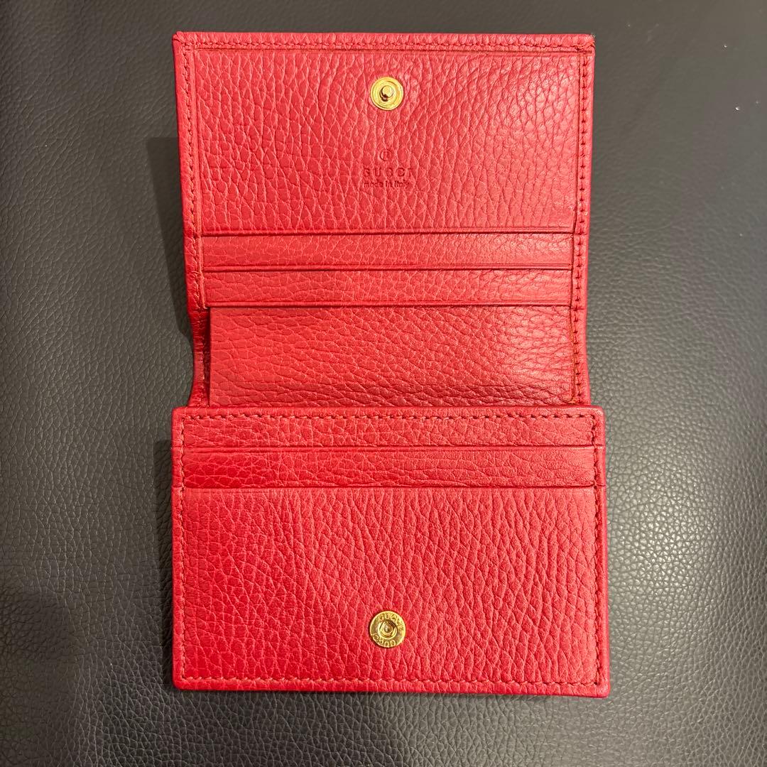 クロエGUCCI GGマーモント二つ折り財布超美品