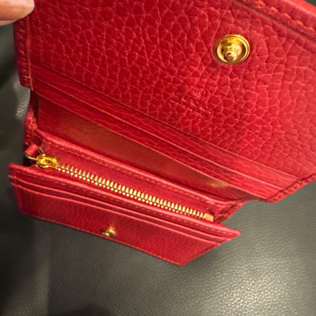 クロエGUCCI GGマーモント二つ折り財布超美品