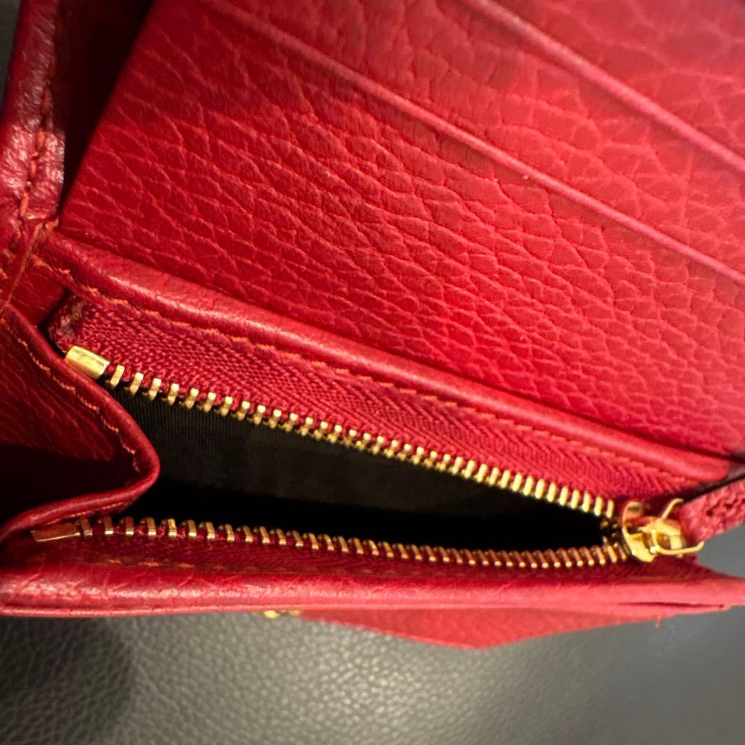 クロエGUCCI GGマーモント二つ折り財布超美品