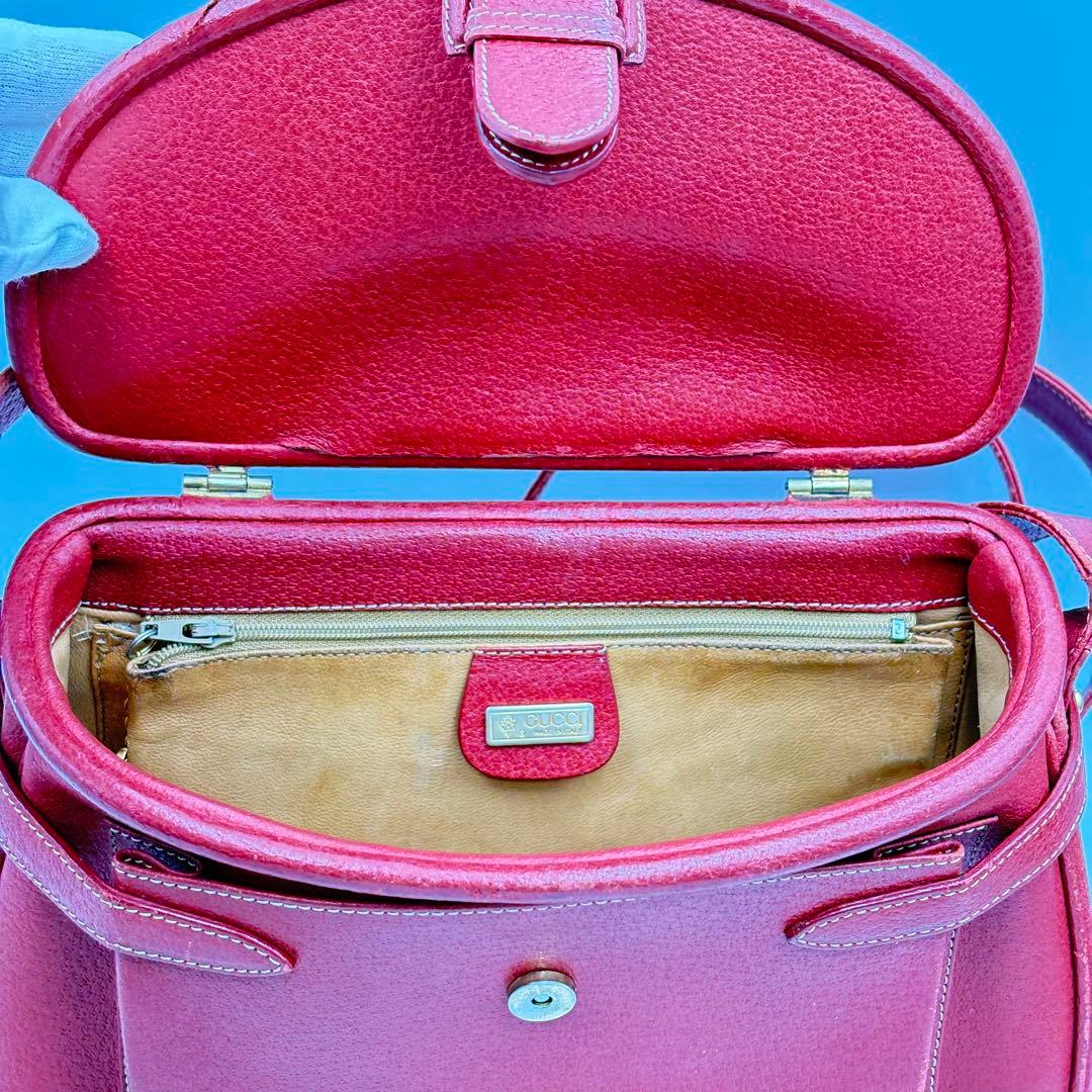 グッチ カメラバッグ レッド ファッション ショルダー 1010-S7073h