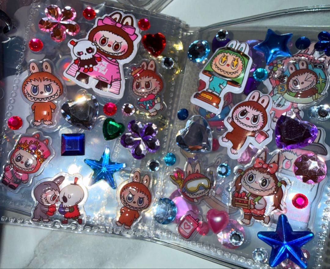 キラキララブブぷっくりシール帳完成品３冊セット