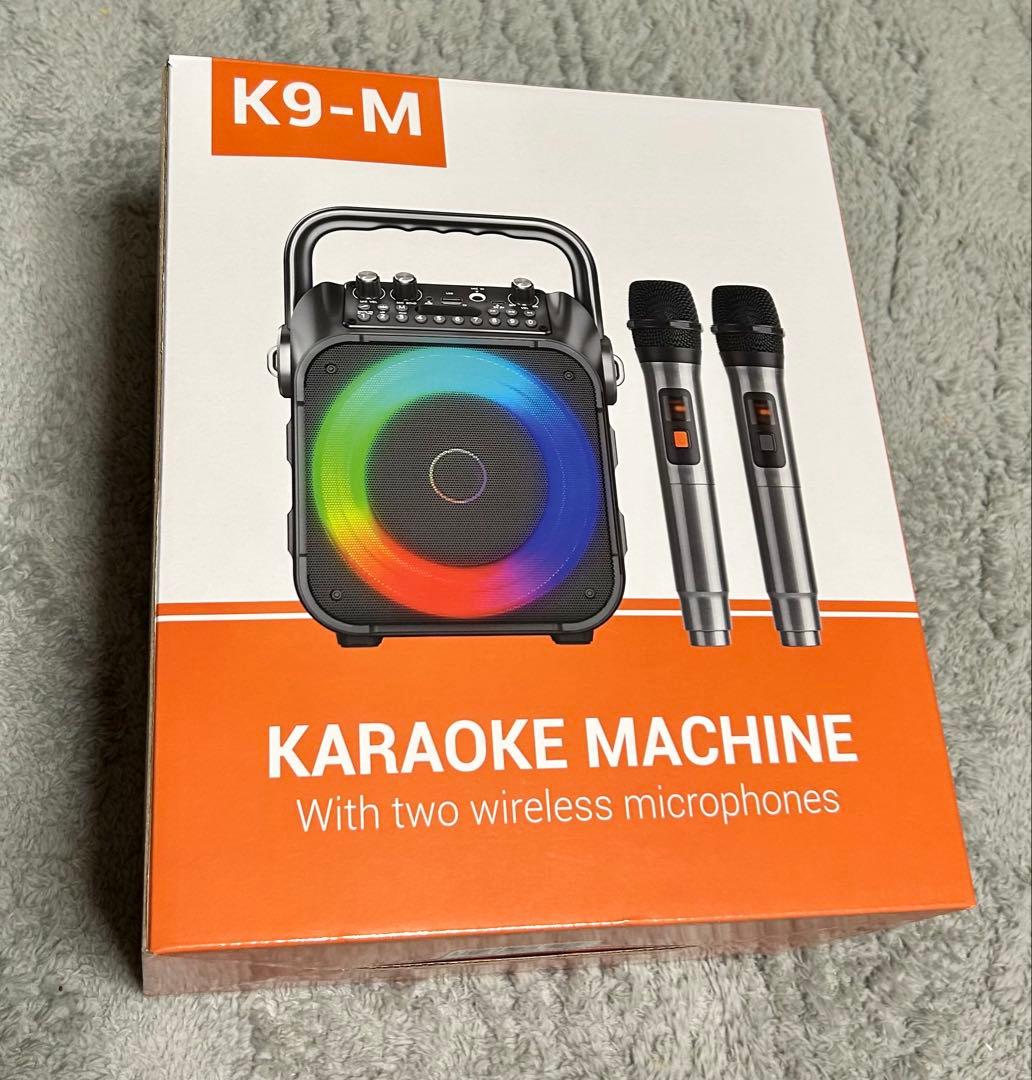 K9-M カラオケマシン 2本のマイク付き