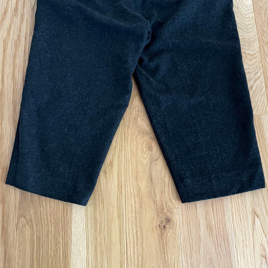 rdv o globe ランデヴーオーグローブ ウール サルエル　パンツ　グレー