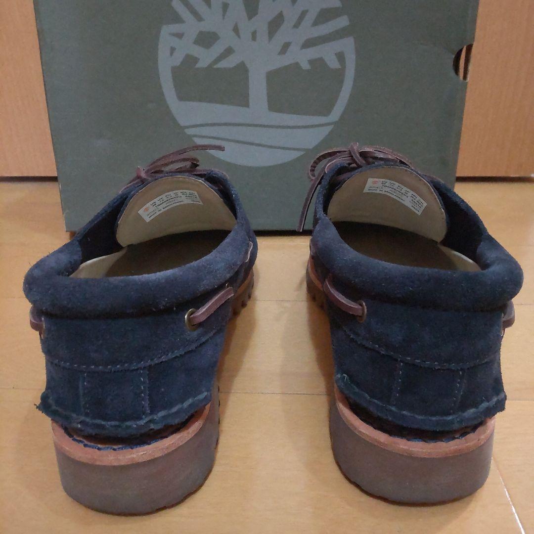 【ケア済】Timberland 3eye クラシック スウェード ダークブルー