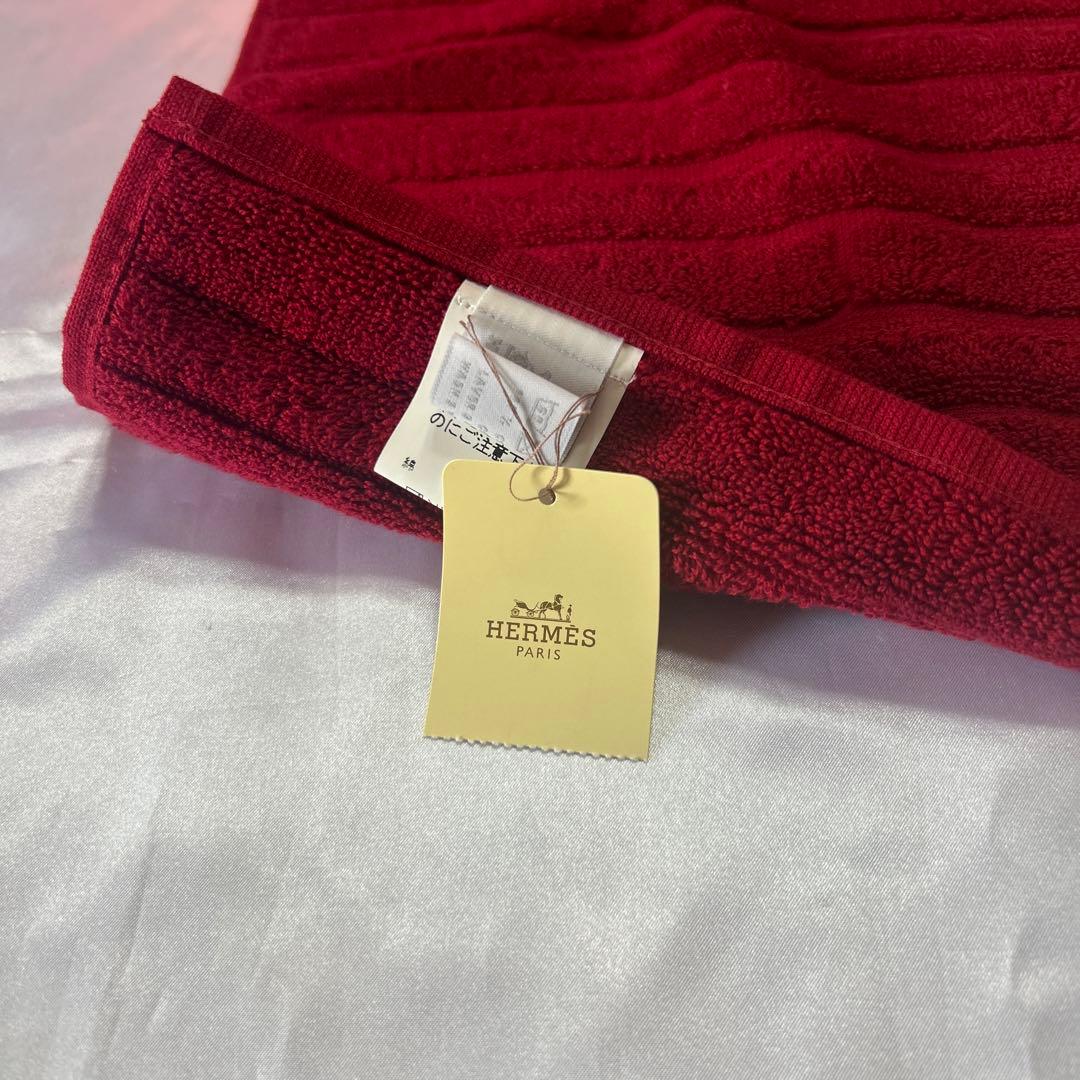 エルメス 赤 バスマット