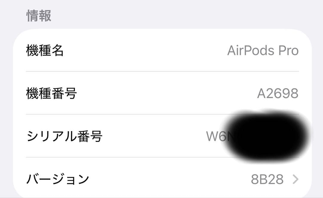 AirPods Pro（第2世代）Lightningモデル