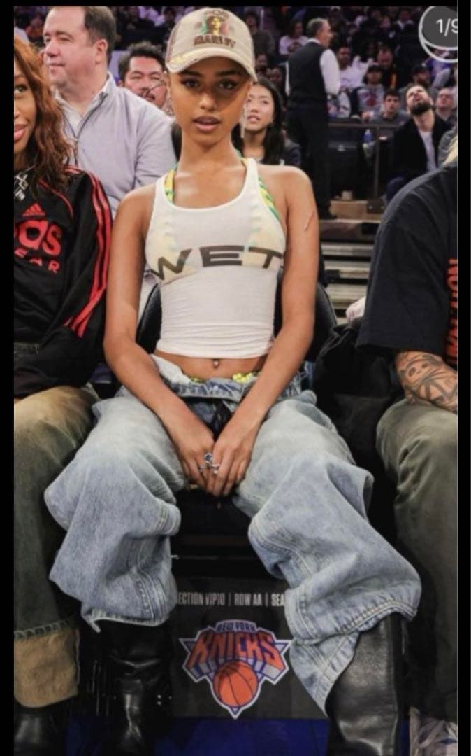 トップス YZY Mowalola WET TANK sample size3/ yzy