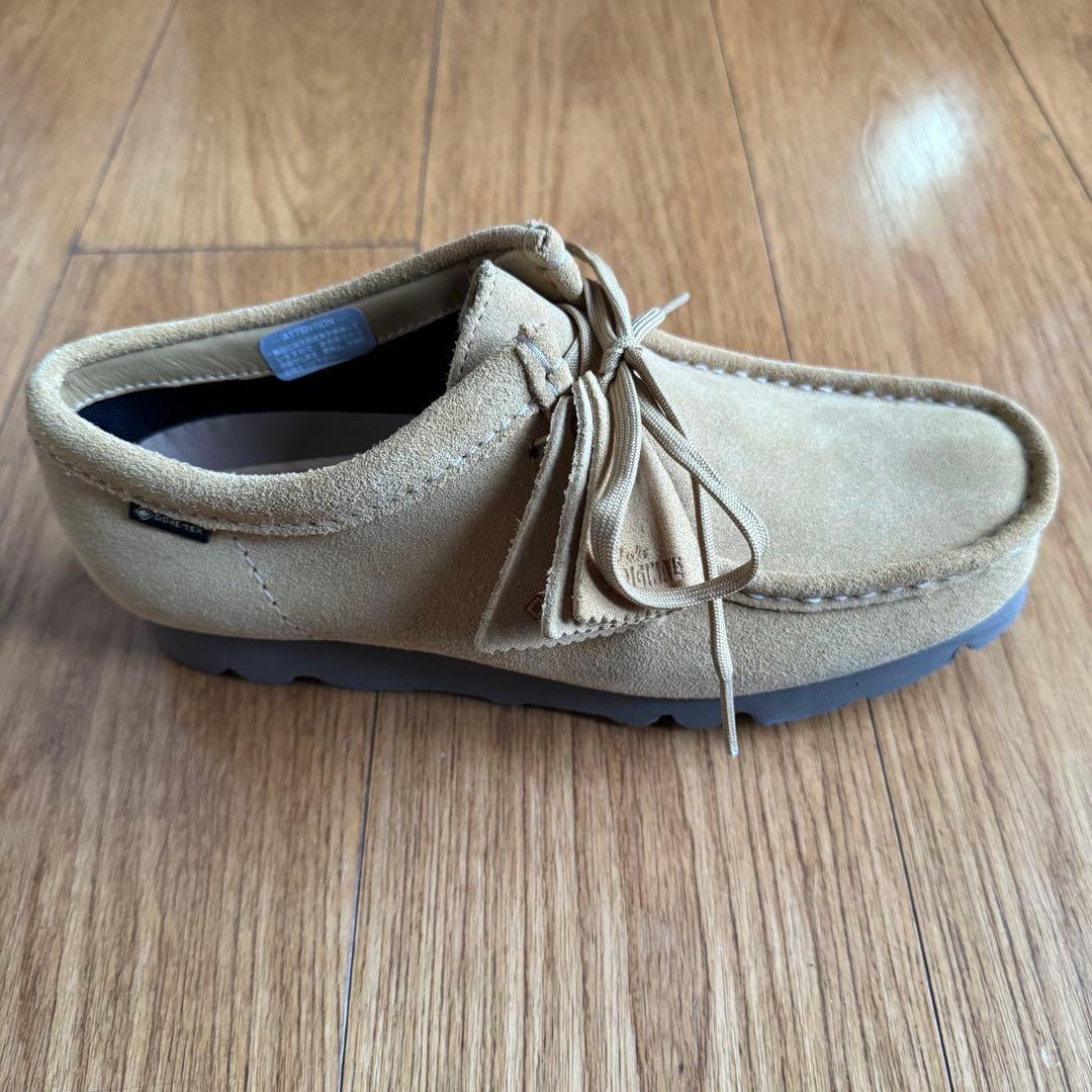 【最終値下げ】Clarks ワラビー GORE-TEX モカシン ベージュUK6