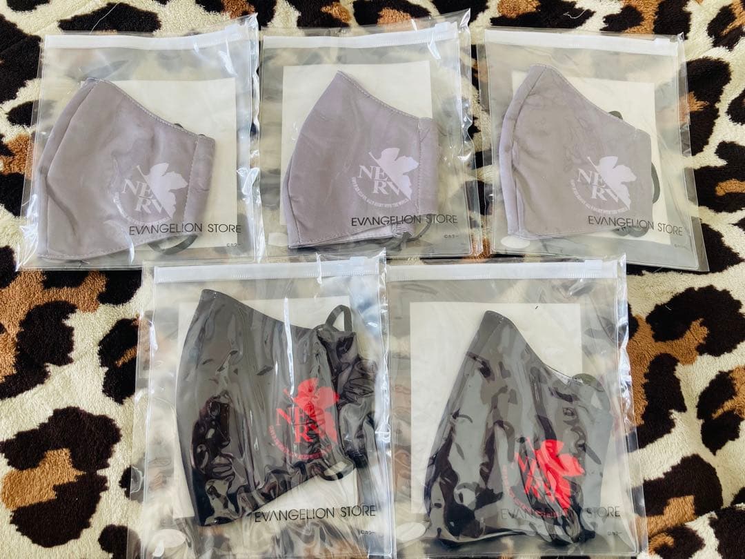 未開封 EVANGELION エヴァンゲリオン NERV ネルフ マスク 5個