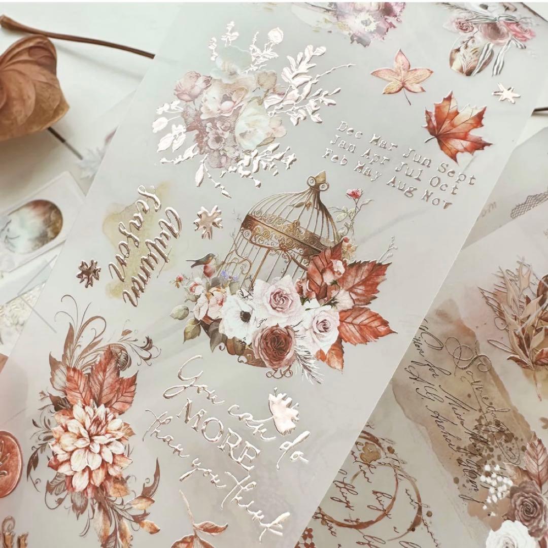 Journal pages 海外マスキングテープ　マステ 【1413】