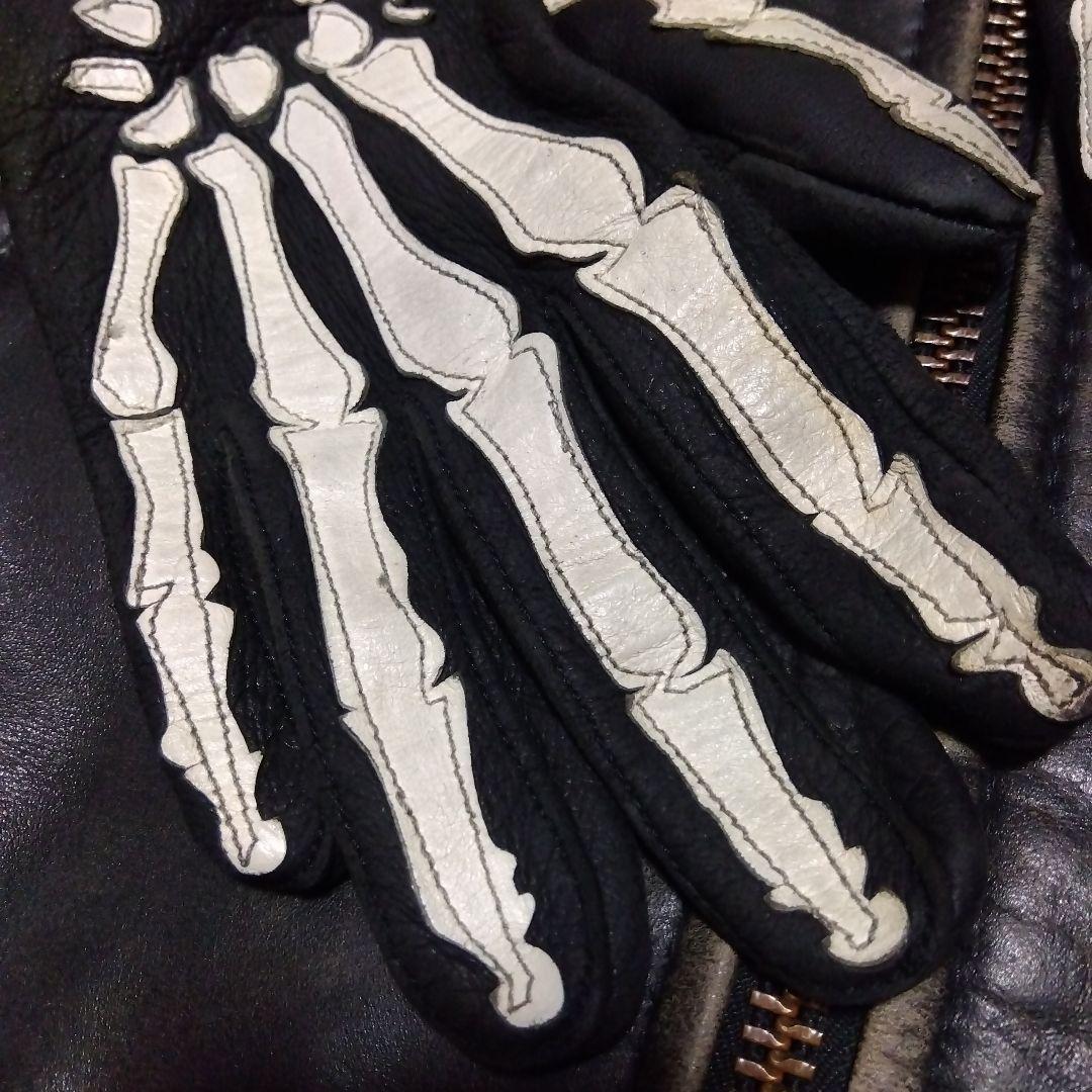 希少 バンソン VANSON レザーグローブ ローパー Roper S 骨