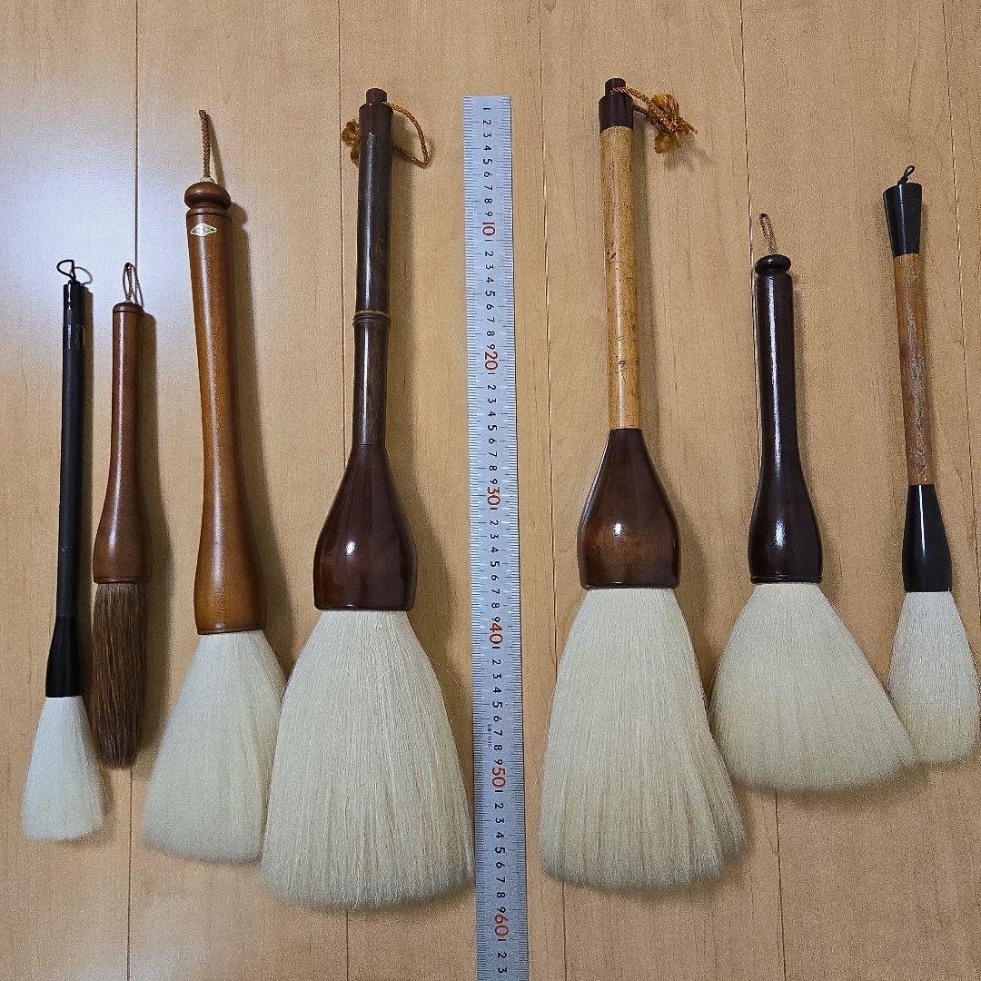 書道筆 大筆 習字 毛筆 6本+1本 まとめ売り