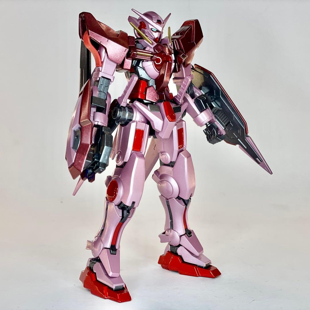 ガンプラ HG GNアームズTYPE-E エクシア トランザム 完成 塗装