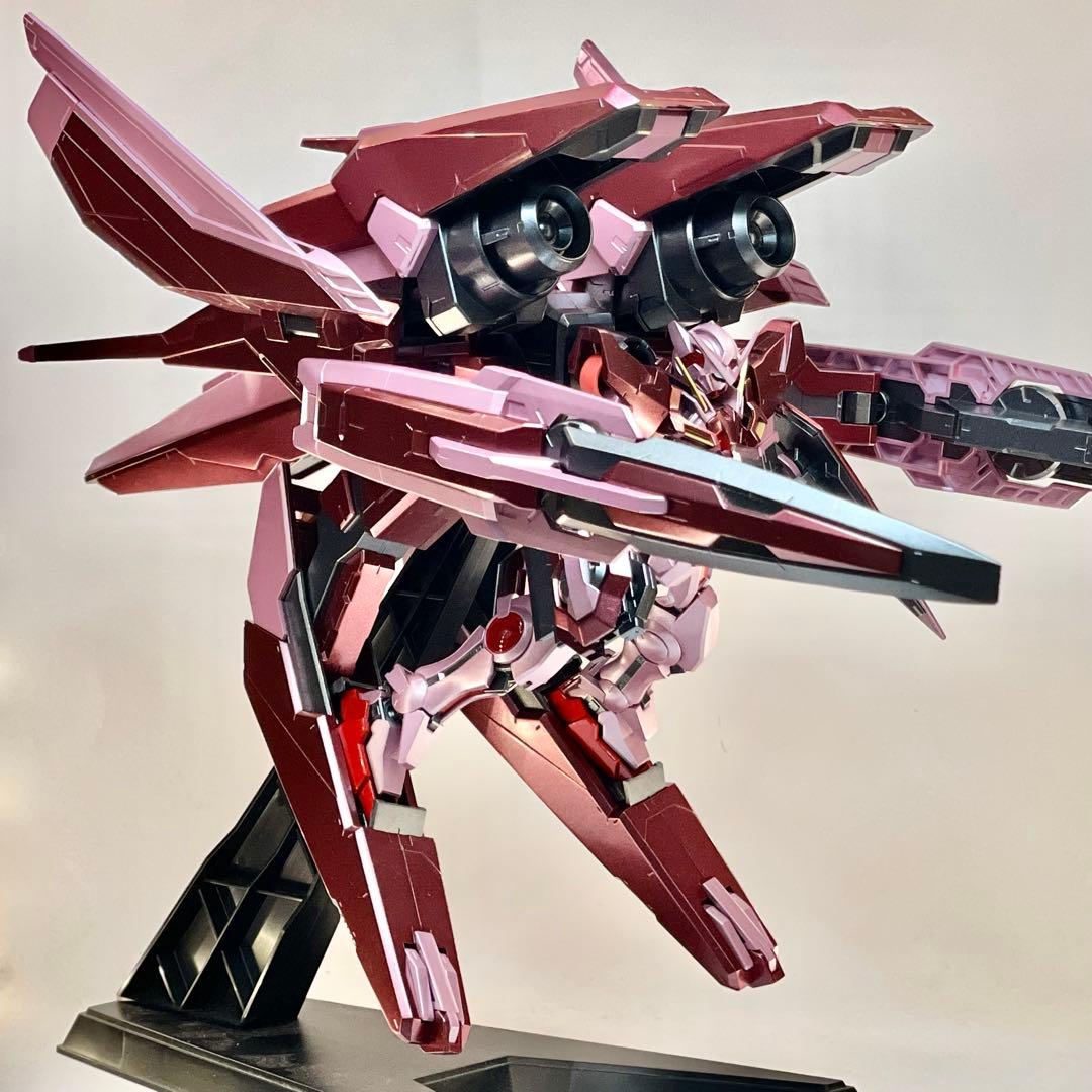 ガンプラ HG GNアームズTYPE-E エクシア トランザム 完成 塗装