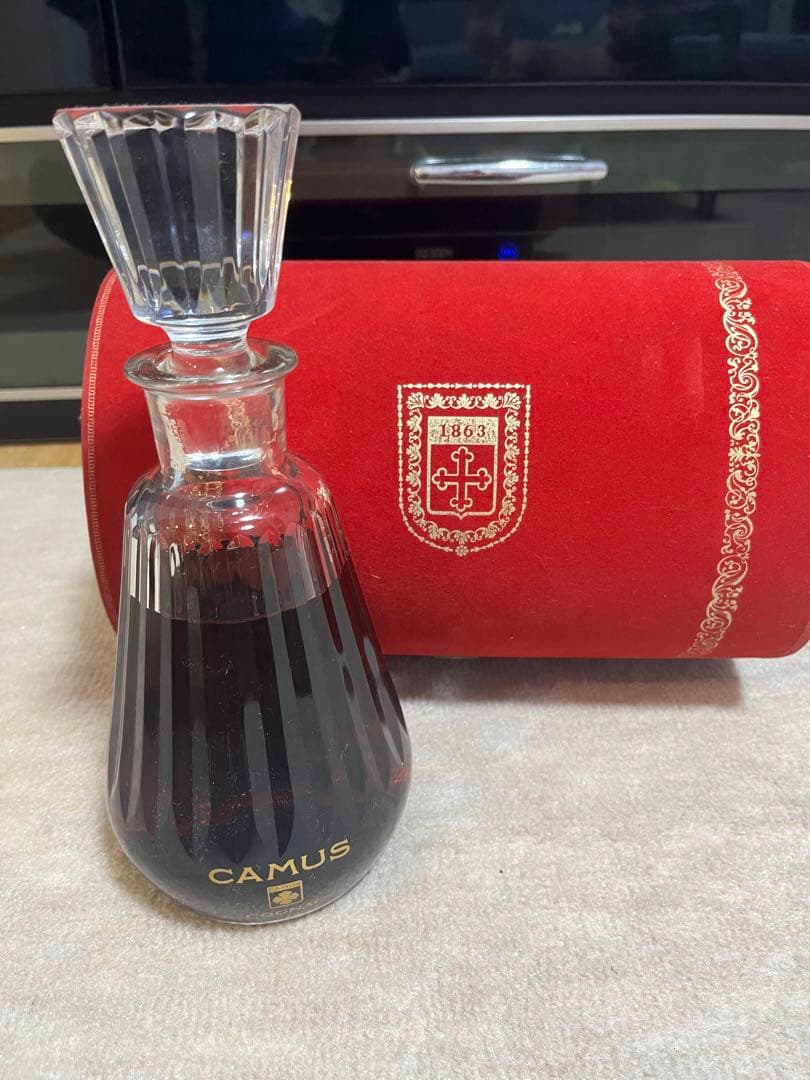 てつじページ　カラフェ　ブランデー　高級　バカラ　カミュ　2本セット