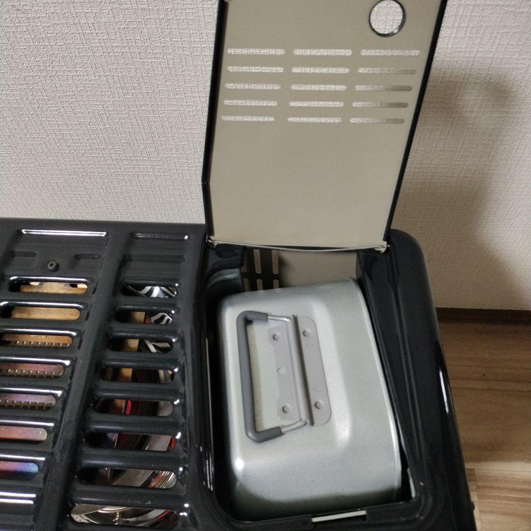 美品　3TRIPLE消臭　ストーブ メッシュカバー付　よごれま栓　電子点火　遠赤