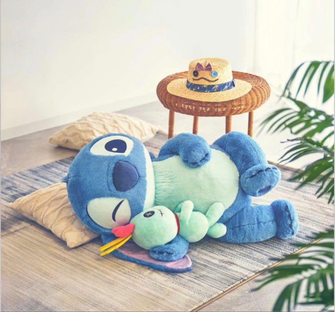 スティッチ＆スクランプ 82cm ぬいぐるみ スーパービッグ