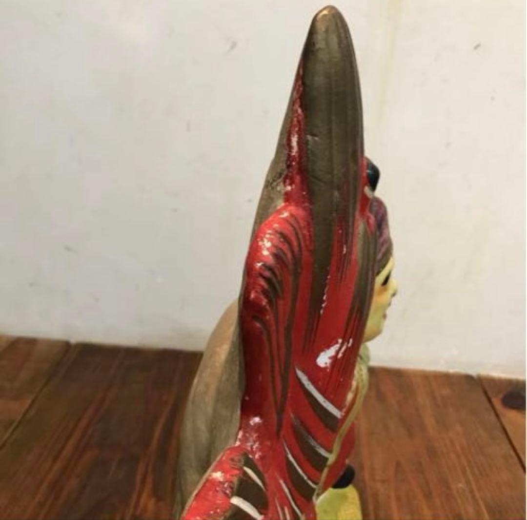 美品　年代物　陶器　恵比寿さま　縁起物　置物　　オブジェ