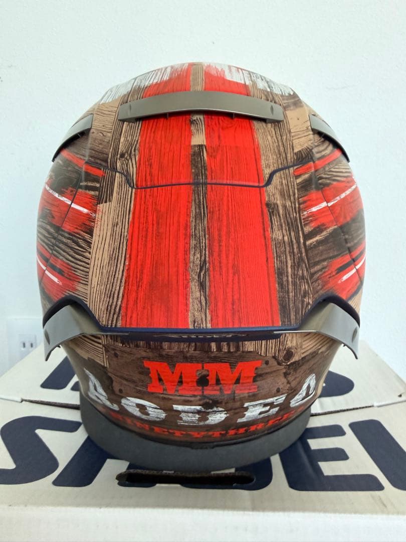 中古美品shoei x 14 MARQUEZ AMERICA Lサイズ