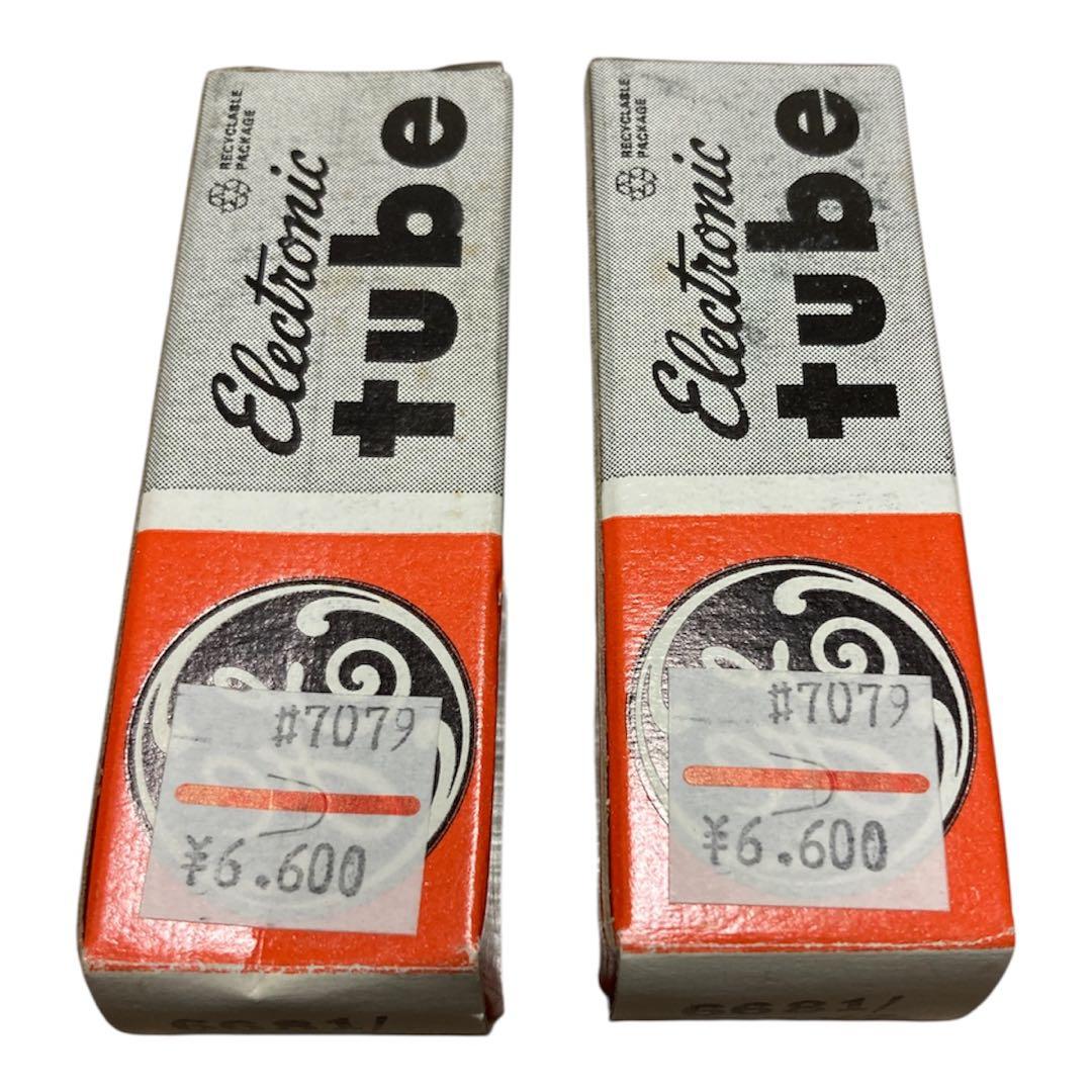 【希少・元箱付】GE製 真空管 6681 / 12AX7 2本セット（現状品）