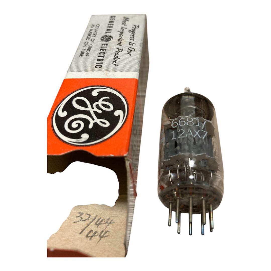 【希少・元箱付】GE製 真空管 6681 / 12AX7 2本セット（現状品）
