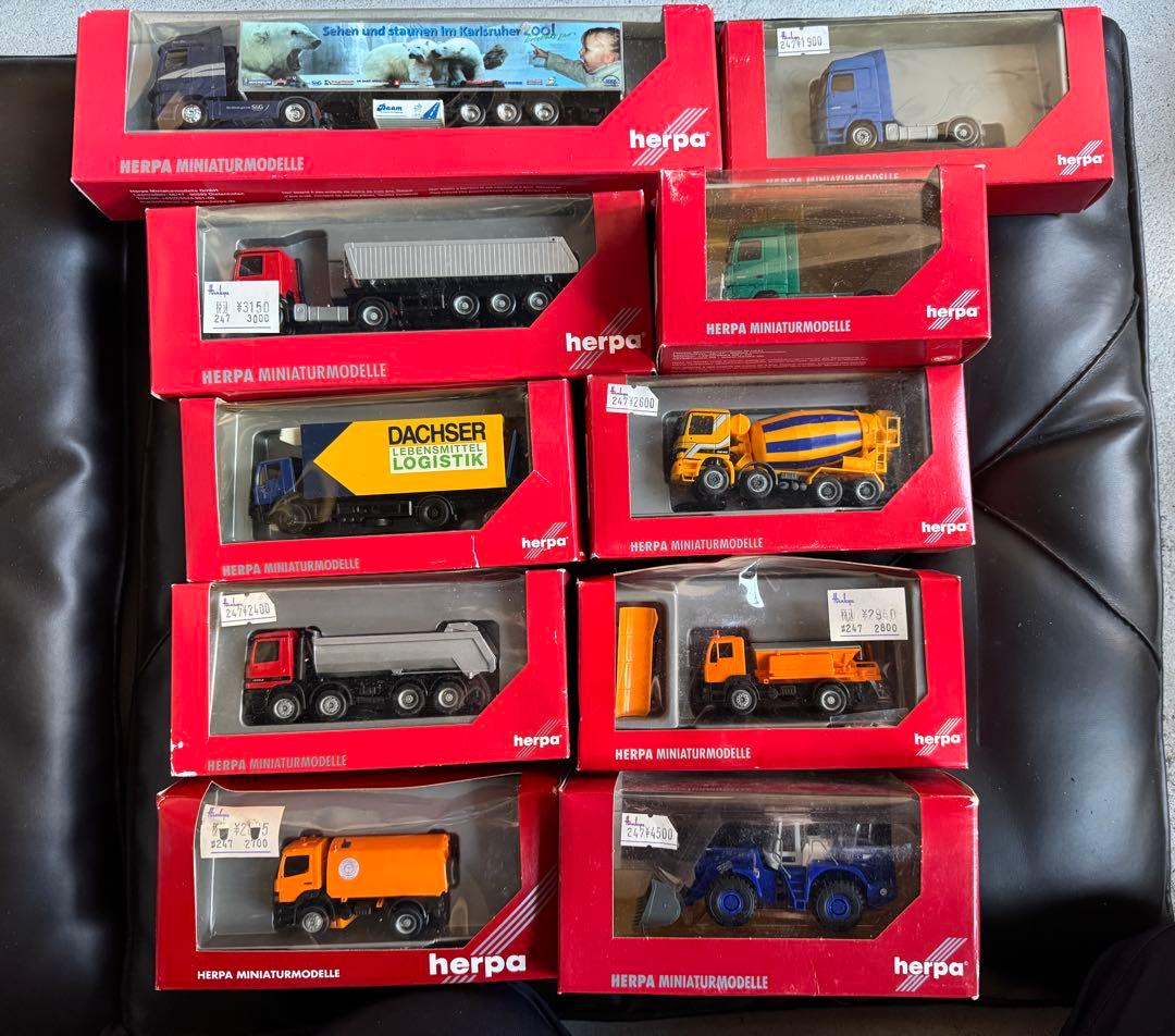 HERPA ミニチュアトラック セット　他トラック